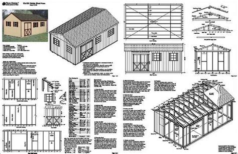 everythings      shed plans  loft     shed