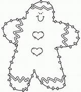 Coloring Gingerbread Baby Pages Popular Library Clipart Line sketch template