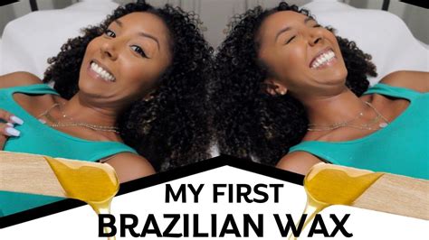 my first brazilian wax experience and reaction biancareneetoday youtube