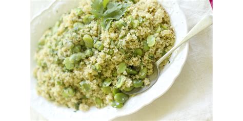 spiced couscous and fresh fava beans oregonian recipes