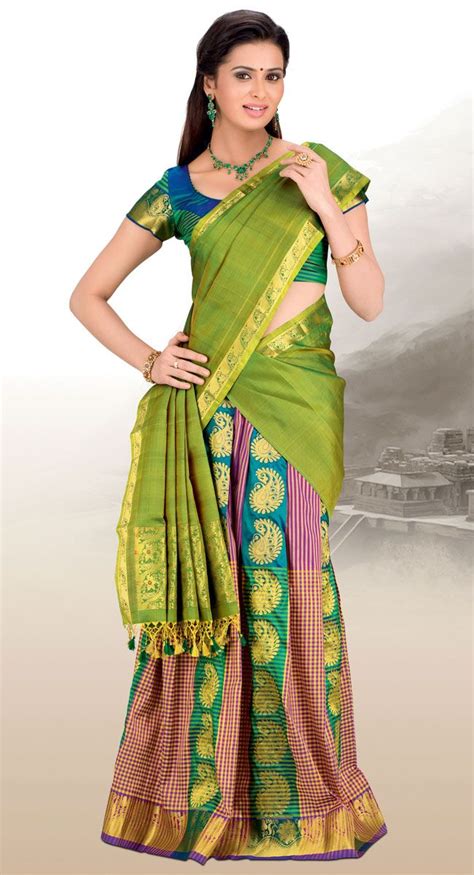 kavya pavadai thavani half saree saree india dress