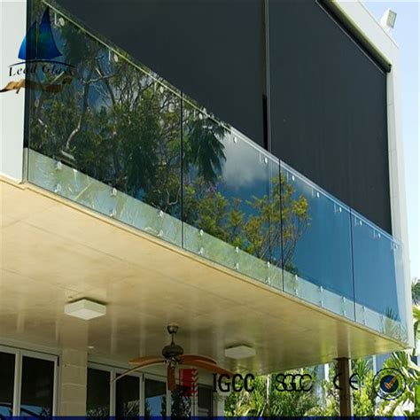 Custom Cut Balcony Tempered Glass Panels For Sale China Manufacturer