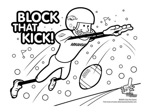 college football coloring pages coloring home