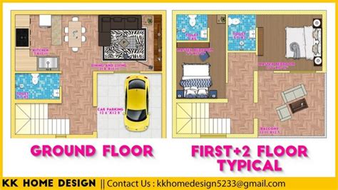 feet small house design   bedroom  floor full walkthrough kk home design