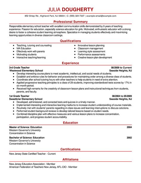 best resume examples for your job search livecareer
