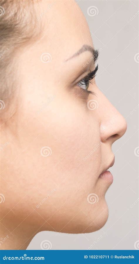 side view stock image image  adult caucasian young