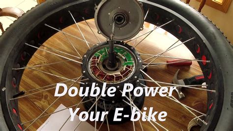 double  power  ebike hub motor disassembly  replace phase wires youtube