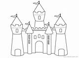 Castle Coloring Pages Printable Disneyland Disney Color Fairy Princess Clipart Tale Luke Prints Library Simple Print Getcolorings Popular sketch template