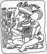 Mayan Maya Clipart Symbols Aztec Drawing Coloring Kids Warrior Clip Mexican Cliparts Ruins Pages Culture Civilization Print Library Ancient Gif sketch template