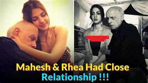 Sushants Girlfriend Rhea Chakraborty And Mahesh Bhatt Secret