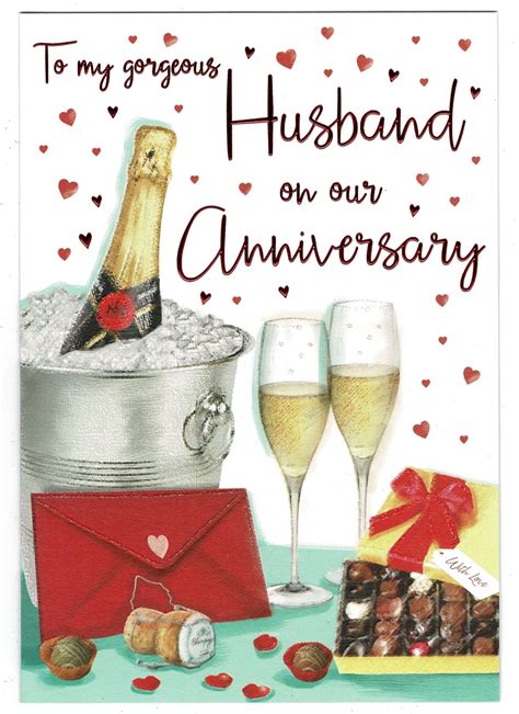 printable anniversary cards  husband