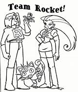 Rocket Pokemon Team Coloring Pages Printable Rockets Coloing Colouring Paper Clipart Color Kids Sheets Raichu Colored Disney Gif Comments Coloringhome sketch template