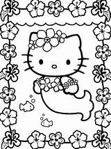 Print Coloring Pages Hello Kitty Getcolorings Color sketch template