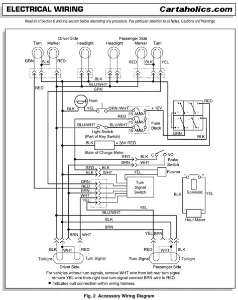 ezgo electric wiring diagram