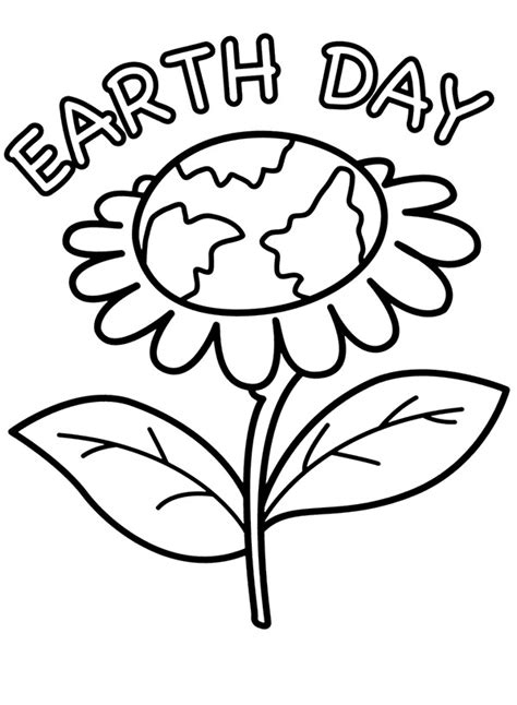 earth day coloring page  printable coloring pages