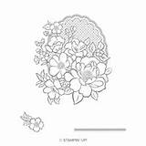 Lattice Lovely Coloring Little Just Cling Stamp Set sketch template