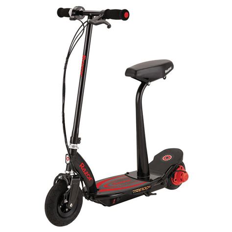 razor  core seat electric scooter red waveinn