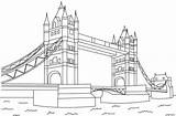 Londres Puente Culturas Colorear sketch template