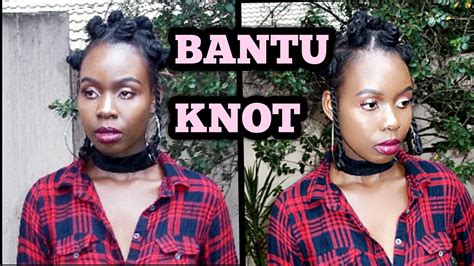 Bantu Knots On 4c Natural Hair Youtube