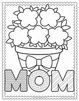 Printables Mothers Mother Coloring Sheets Mom Pages Printable Kindergarten Fun Kids Activity Cards Colouring Print Kindergartenmom Sheet Colors Crafts Children sketch template