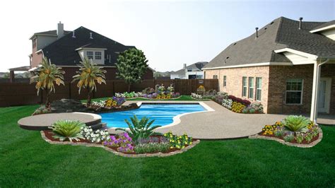 poolside landscaping solutions   home connect  design