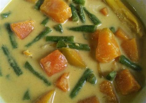 resep sayur labu masak santan oleh chikaz cookpad