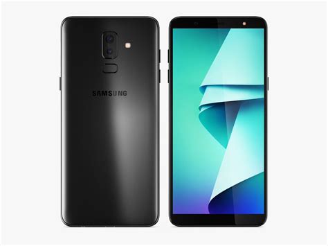 3d Model Samsung Galaxy J8 2018 Black Cgtrader