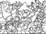 Jungle Coloring Pages Fun Kids sketch template