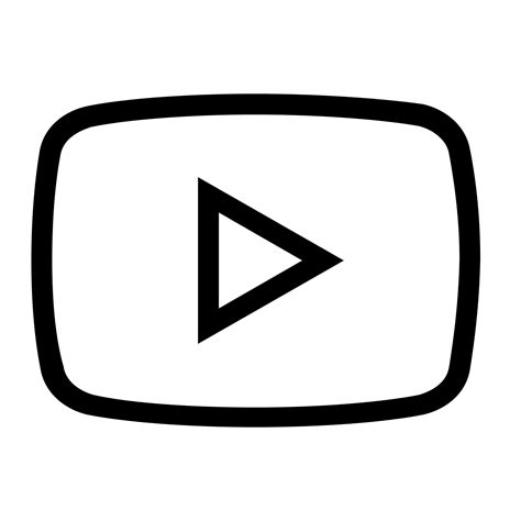 vector youtube logo white png images   finder