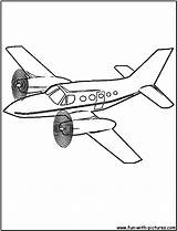Biplane Colouring sketch template