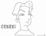Jumanji Animated Series Coloring Pages Peter Tv Printable Kids sketch template