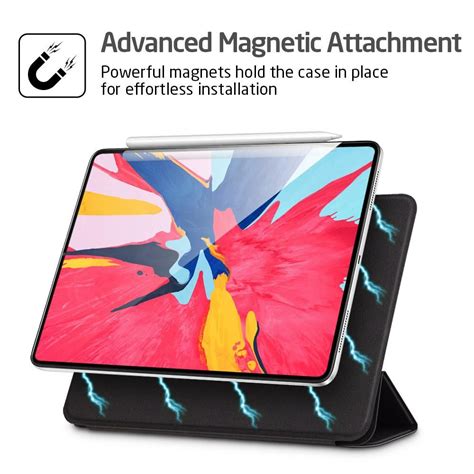 magnetic smart case  ipad pro   cover trifold stand magnet case creationsg smart