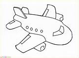 Mewarnai Gambar Pesawat Terbang Anak Paud Dan Marimewarnai Macam Berbagai sketch template