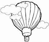 Air Balloon Hot Coloring Pages Printable Print Kids sketch template
