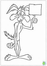 Coyote Looney Tunes Wile Dinokids Correcaminos Toons Wylie Avery Leghorn Foghorn Tex Pintar Caminos Lapiz sketch template
