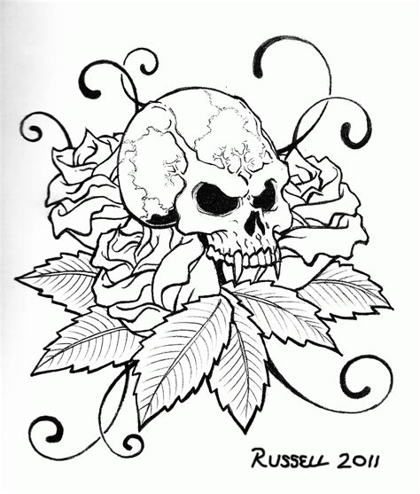 skull coloring pages  print   skull coloring pages