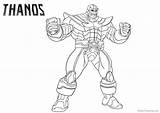 Thanos Coloring Pages Printable Marvel Kids Tsgos Beef Boss Infinity War Fortnight Adults Bettercoloring sketch template