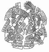 Aztec Trippy Aztecs Mayan Sheets Mandala Getcolorings Shroomery Azcoloring Psychedelic sketch template