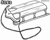 Sled Coloring Drawing Pages Print Clipartbest Getdrawings Clipart sketch template