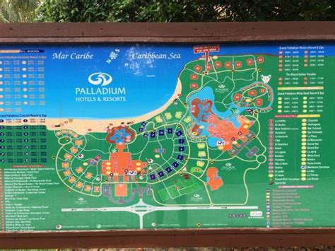 Map Or The Resot Picture Of Grand Palladium Riviera