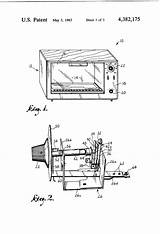 Patents Patent Toaster Oven Drawing sketch template