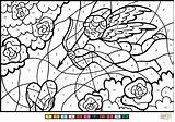Cupid Numero Supercoloring sketch template