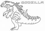 Godzilla Coloring Pages Printable Monsters Kaiju Cartoon Color Print Monster 2021 Drawing Book Birthday Paper Visit sketch template