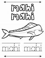 Mahi Colouring Thriftymommastips sketch template