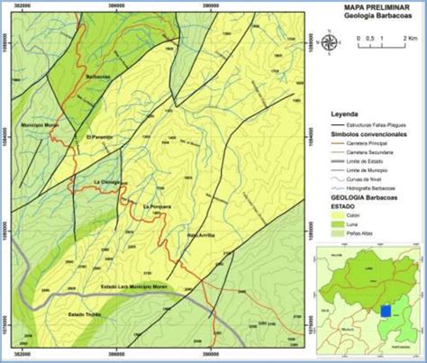 mapa geológico preliminar barbacoas quebrada el vino download