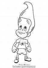 Coloring Jimmy Neutron Pages Searches Worksheet Recent sketch template