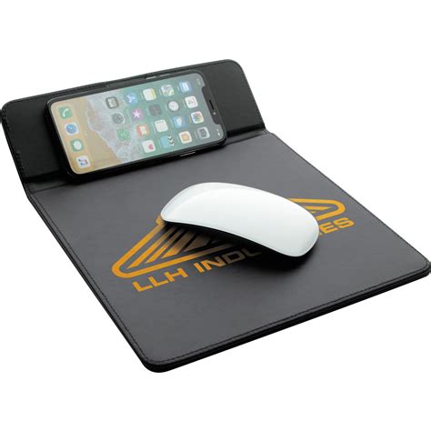 click   order wireless charging mouse pads printed   logo
