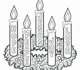 Advent Coloring Pages Calendar Catholic Printable Getcolorings Color Getdrawings sketch template