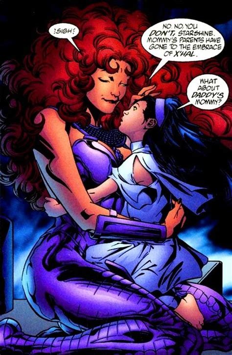 starfire and her daughter nightwing and starfire