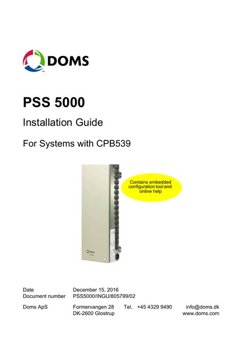 pss  doms aps manualzz